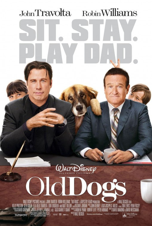 1000 piece jigsaw puzzle for the movie poster: Old Dogs (2009)