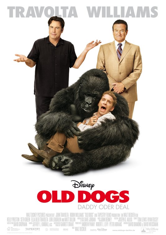 1000 piece jigsaw puzzle for the movie poster: Old Dogs (2009) ver2
