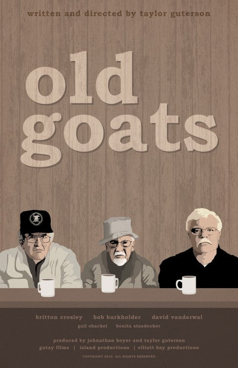 1000 piece jigsaw puzzle for the movie poster: Old Goats (2011)