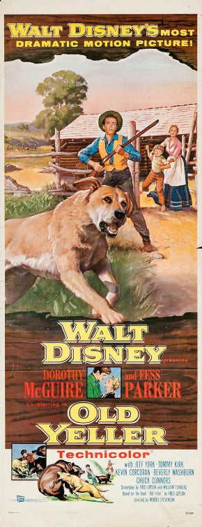 1000 piece jigsaw puzzle for the movie poster: Old Yeller (1957) ver3