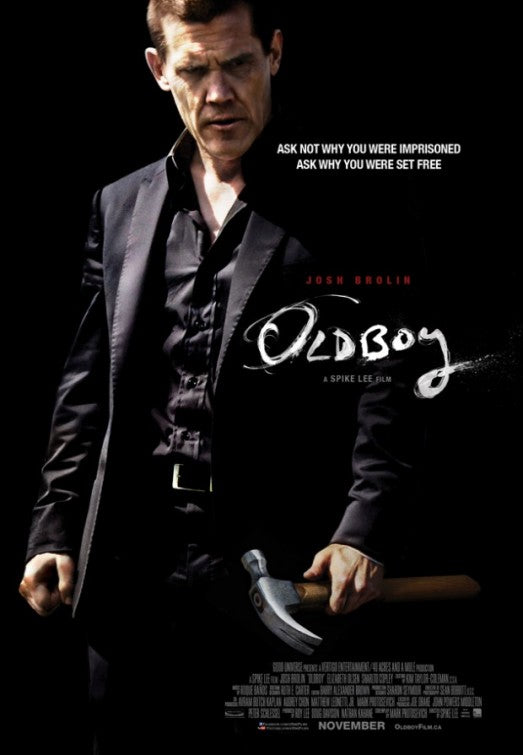 1000 piece jigsaw puzzle for the movie poster: Oldboy (2013) ver3