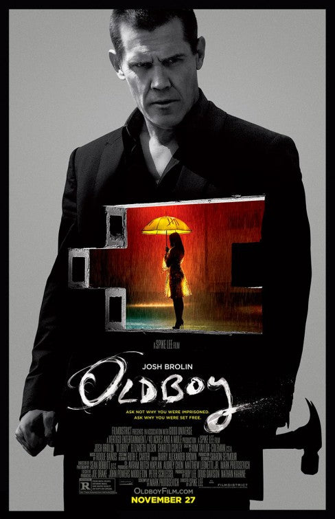 1000 piece jigsaw puzzle for the movie poster: Oldboy (2013) ver4