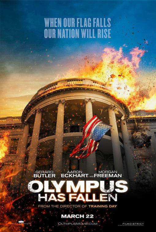 1000 piece jigsaw puzzle for the movie poster: Olympus Has Fallen (2013)
