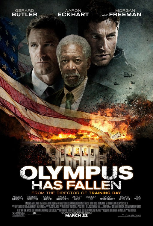 1000 piece jigsaw puzzle for the movie poster: Olympus Has Fallen (2013) ver10