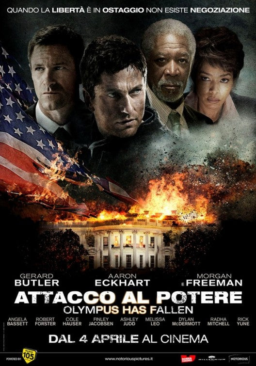 1000 piece jigsaw puzzle for the movie poster: Olympus Has Fallen (2013) ver11