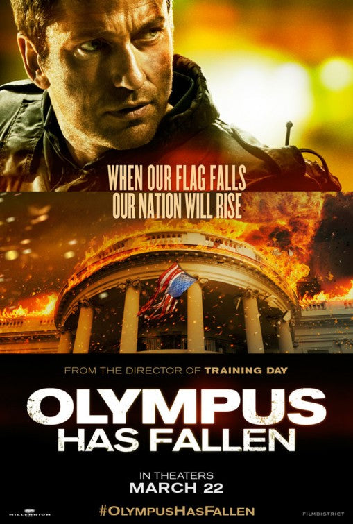 1000 piece jigsaw puzzle for the movie poster: Olympus Has Fallen (2013) ver4