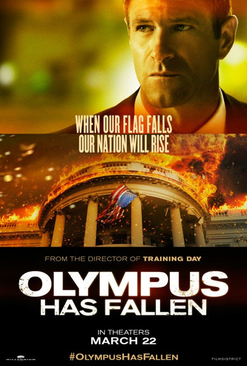 1000 piece jigsaw puzzle for the movie poster: Olympus Has Fallen (2013) ver5