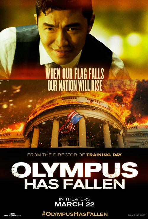 1000 piece jigsaw puzzle for the movie poster: Olympus Has Fallen (2013) ver9