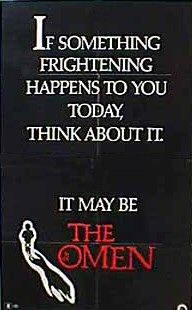 the movie poster: The Omen (1976) ver2