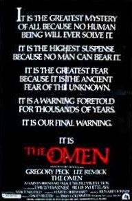 the movie poster: The Omen (1976) ver3