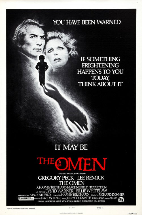 the movie poster: The Omen (1976) ver4