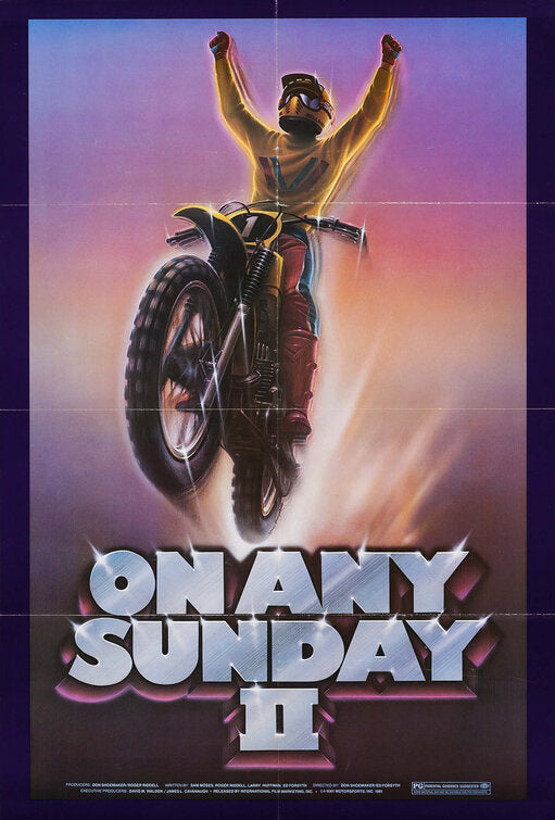 1000 piece jigsaw puzzle for the movie poster: On Any Sunday II (1981)