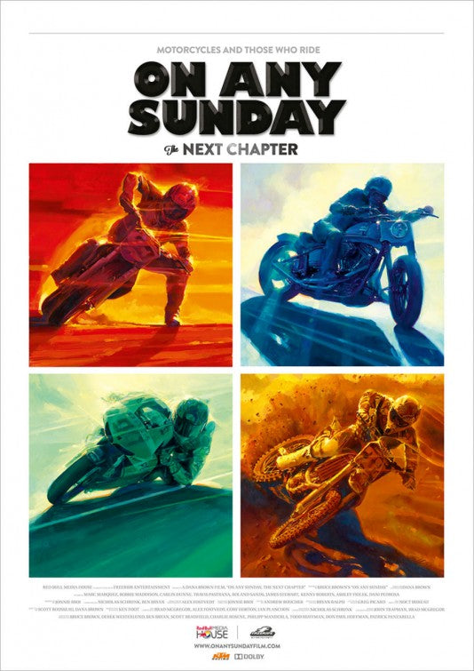1000 piece jigsaw puzzle for the movie poster: On Any Sunday: The Next Chapter (2014)