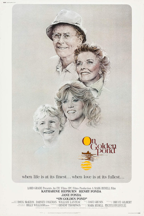 the movie poster: On Golden Pond (1981)
