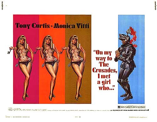 the movie poster: On My Way to the Crusades, I Met a Girl Who? (1969) ver2