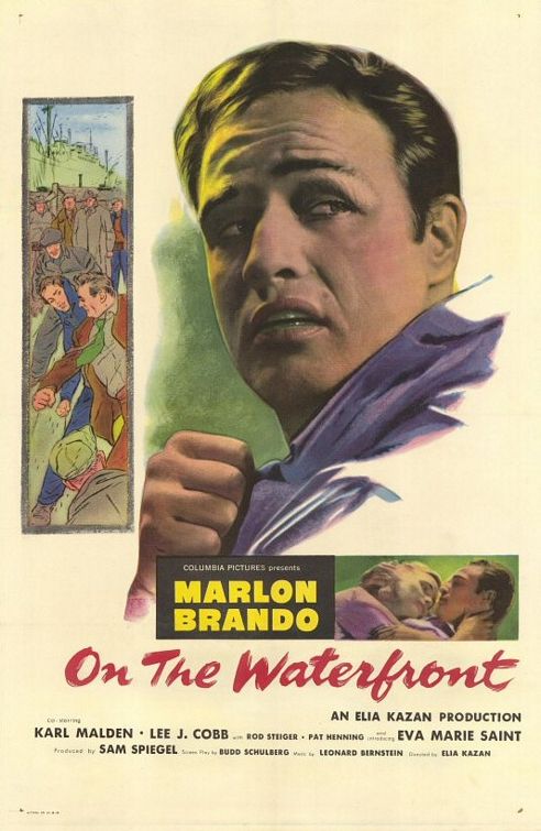 the movie poster: On the Waterfront (1954)