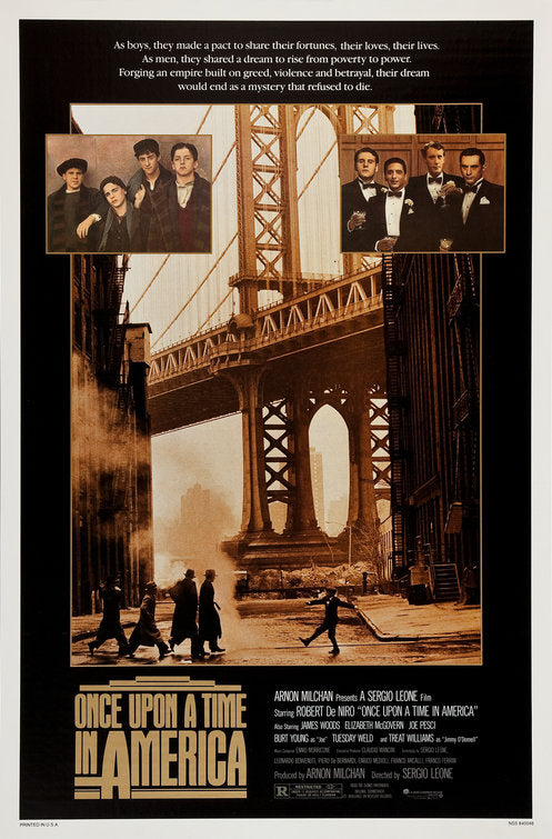 the movie poster: Once Upon a Time in America (1984) ver1
