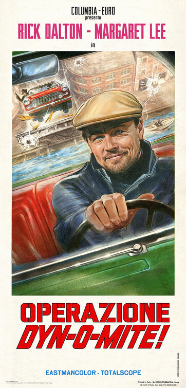 1000 piece jigsaw puzzle for the movie poster: Once Upon a Time in Hollywood (2019) ver3