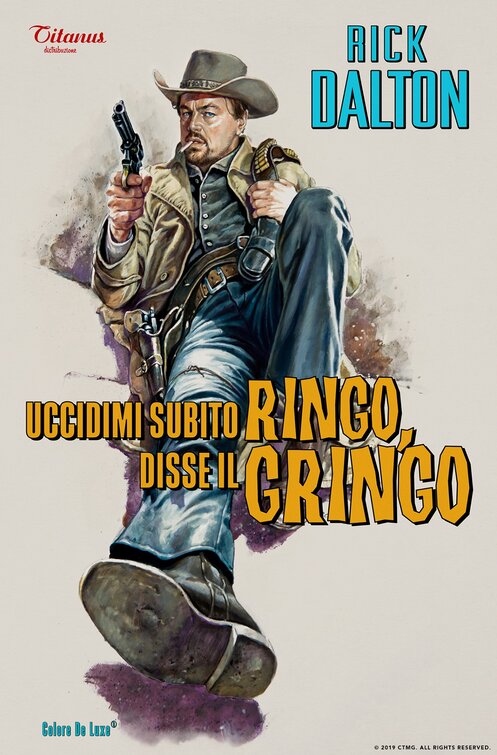 1000 piece jigsaw puzzle for the movie poster: Once Upon a Time in Hollywood (2019) ver4