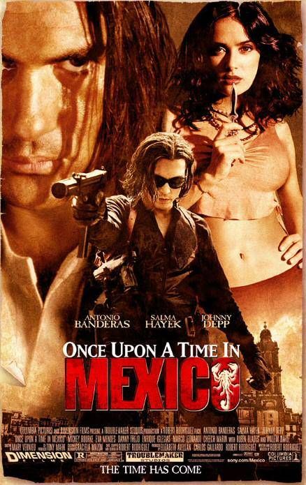 the movie poster: Once Upon a Time in Mexico (2003)