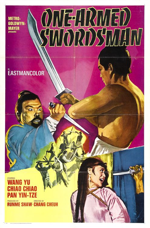 the movie poster: The One-Armed Swordsman (1969)
