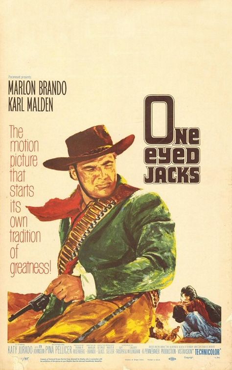 the movie poster: One Eyed Jacks (1961)