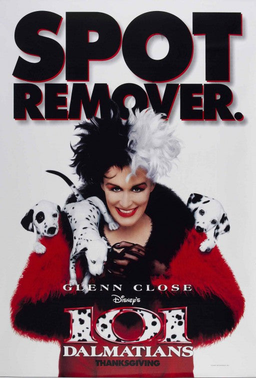 1000 piece jigsaw puzzle for the movie poster: 101 Dalmatians (1996) ver3