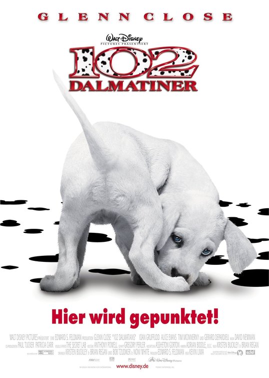 the movie poster: 102 Dalmatians (2000) ver3