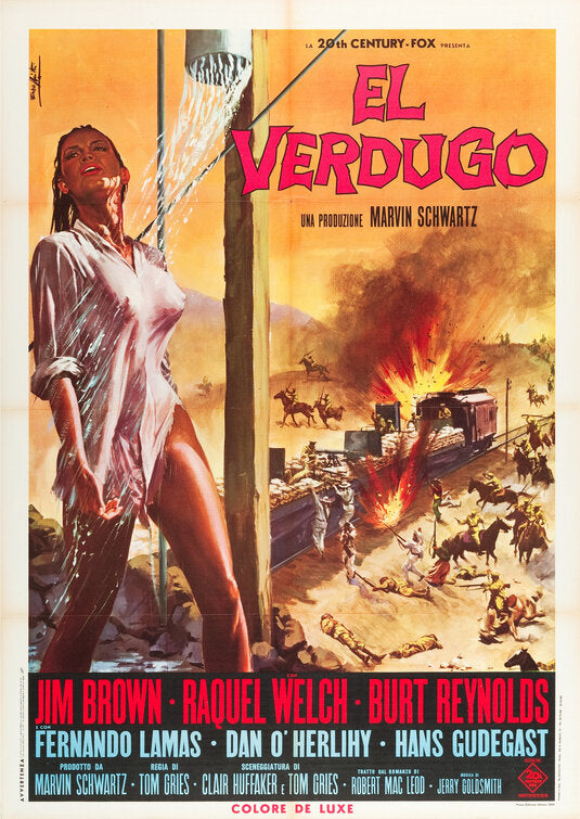1000 piece jigsaw puzzle for the movie poster: 100 Rifles (1969) ver3