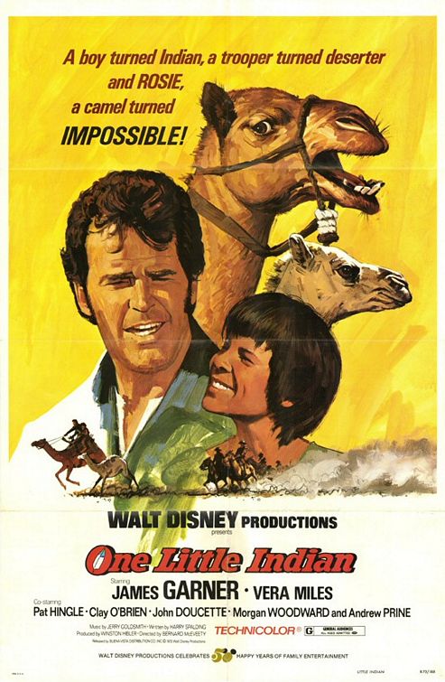 the movie poster: One Little Indian (1973)