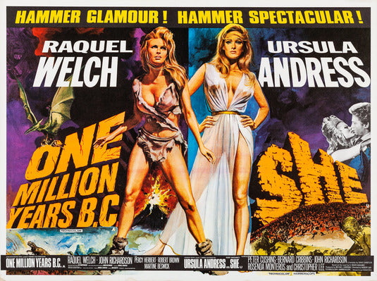 1000 piece jigsaw puzzle for the movie poster: One Million Years B.C. (1966) ver10