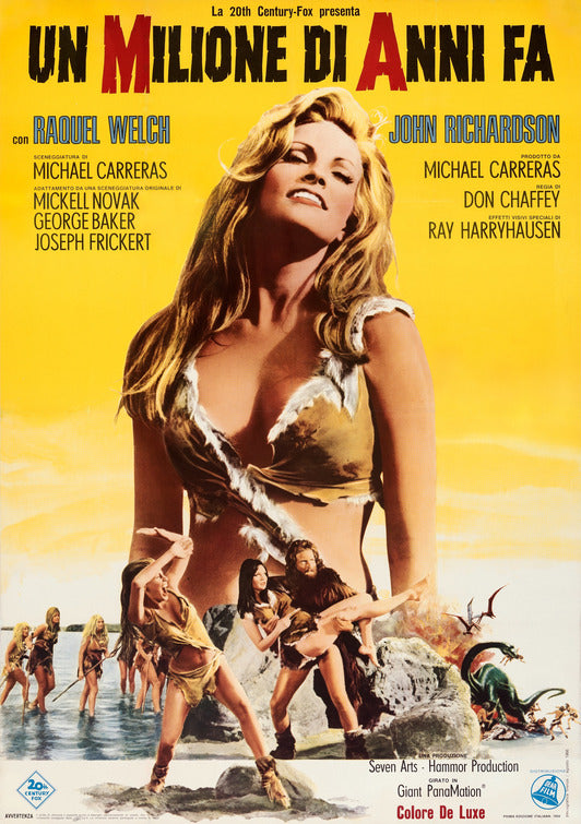 1000 piece jigsaw puzzle for the movie poster: One Million Years B.C. (1966) ver2