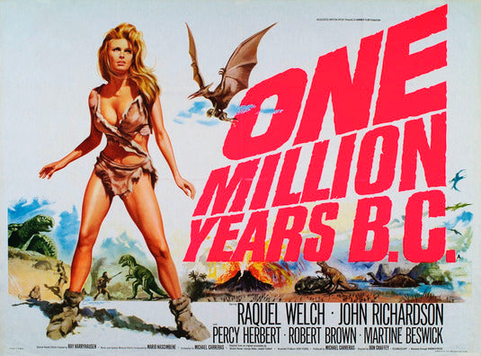 1000 piece jigsaw puzzle for the movie poster: One Million Years B.C. (1966) ver3