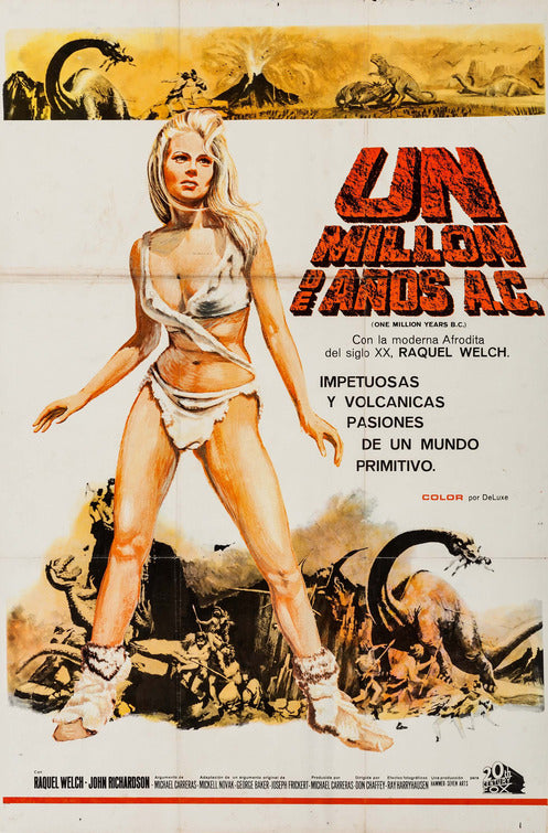 1000 piece jigsaw puzzle for the movie poster: One Million Years B.C. (1966) ver8