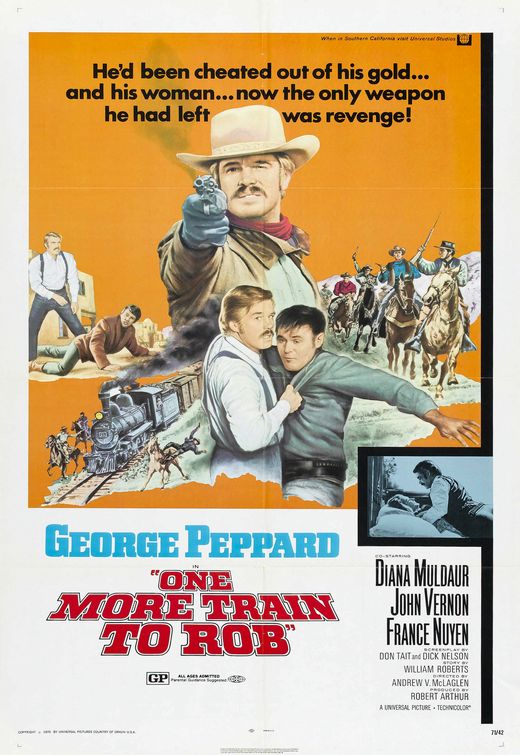 the movie poster: One More Train to Rob (1971)