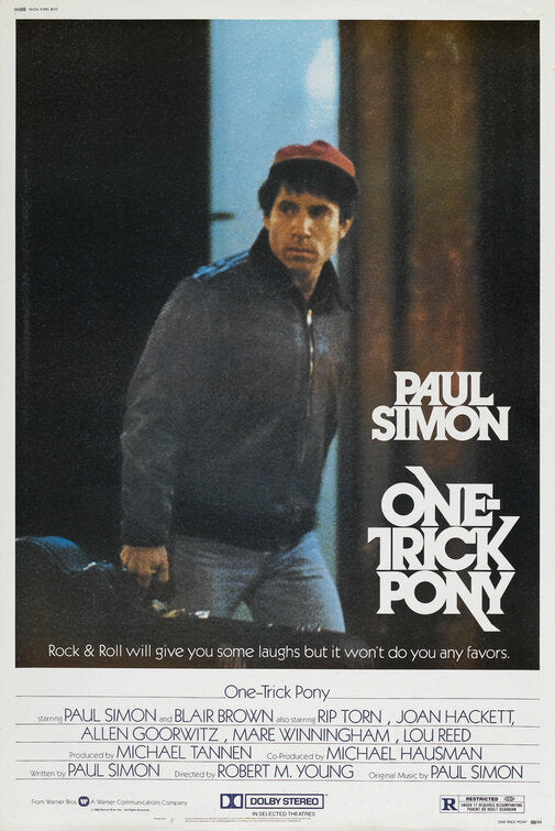 the movie poster: One Trick Pony (1980)