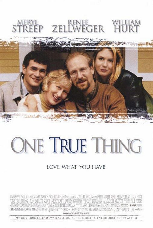 the movie poster: One True Thing (1998)