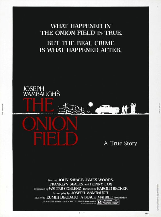 1000 piece jigsaw puzzle for the movie poster: The Onion Field (1979)