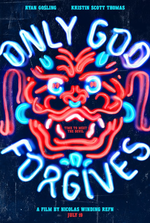 1000 piece jigsaw puzzle for the movie poster: Only God Forgives (2013)