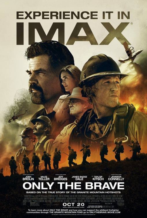 1000 piece jigsaw puzzle for the movie poster: Only the Brave (2017) ver4