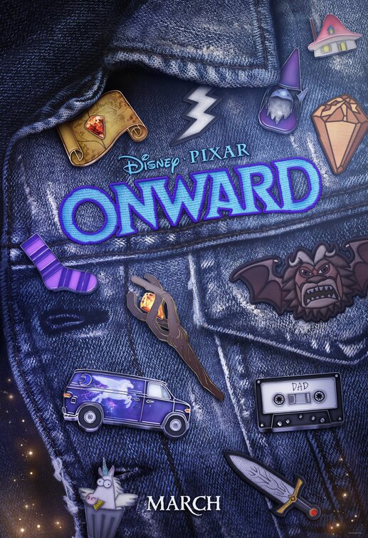 1000 piece jigsaw puzzle for the movie poster: Onward (2020) ver2