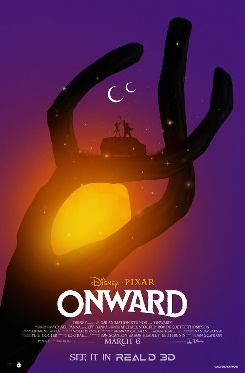 1000 piece jigsaw puzzle for the movie poster: Onward (2020) ver23