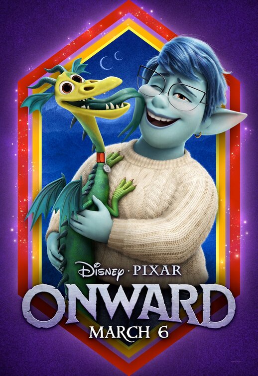 1000 piece jigsaw puzzle for the movie poster: Onward (2020) ver8