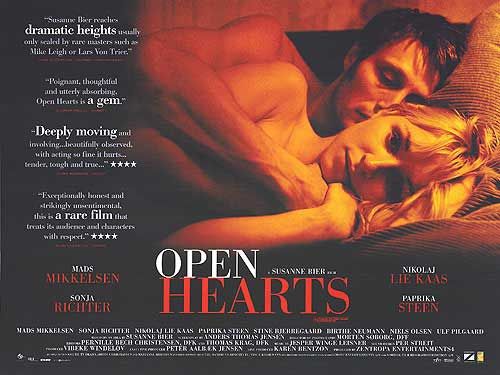 the movie poster: Open Hearts (2003)
