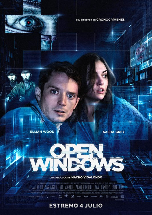 1000 piece jigsaw puzzle for the movie poster: Open Windows (2014) ver4
