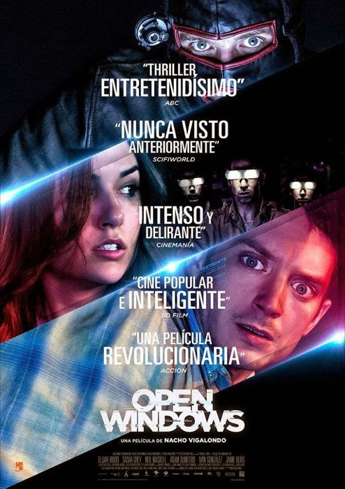 1000 piece jigsaw puzzle for the movie poster: Open Windows (2014) ver7