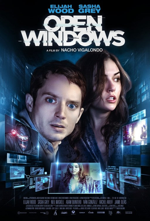 1000 piece jigsaw puzzle for the movie poster: Open Windows (2014) ver8