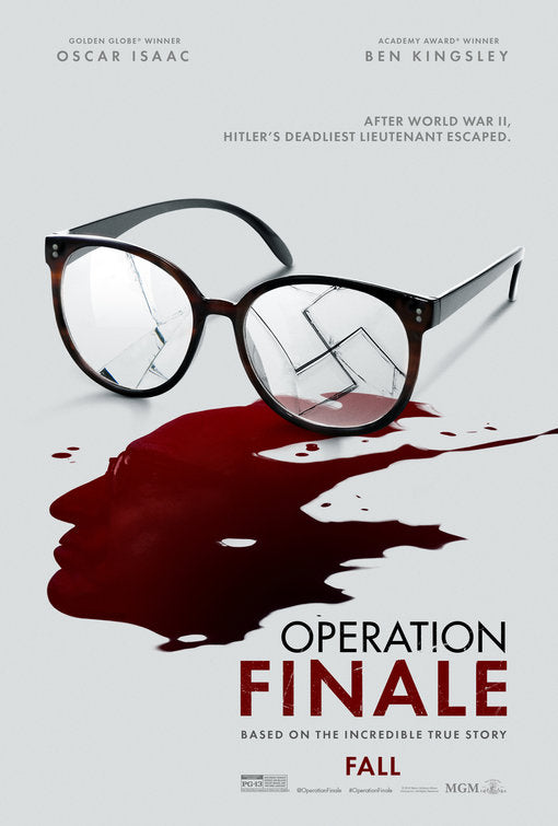 1000 piece jigsaw puzzle for the movie poster: Operation Finale (2018)