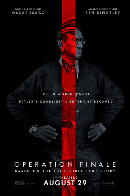 1000 piece jigsaw puzzle for the movie poster: Operation Finale (2018) ver2