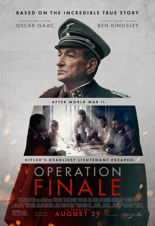1000 piece jigsaw puzzle for the movie poster: Operation Finale (2018) ver4